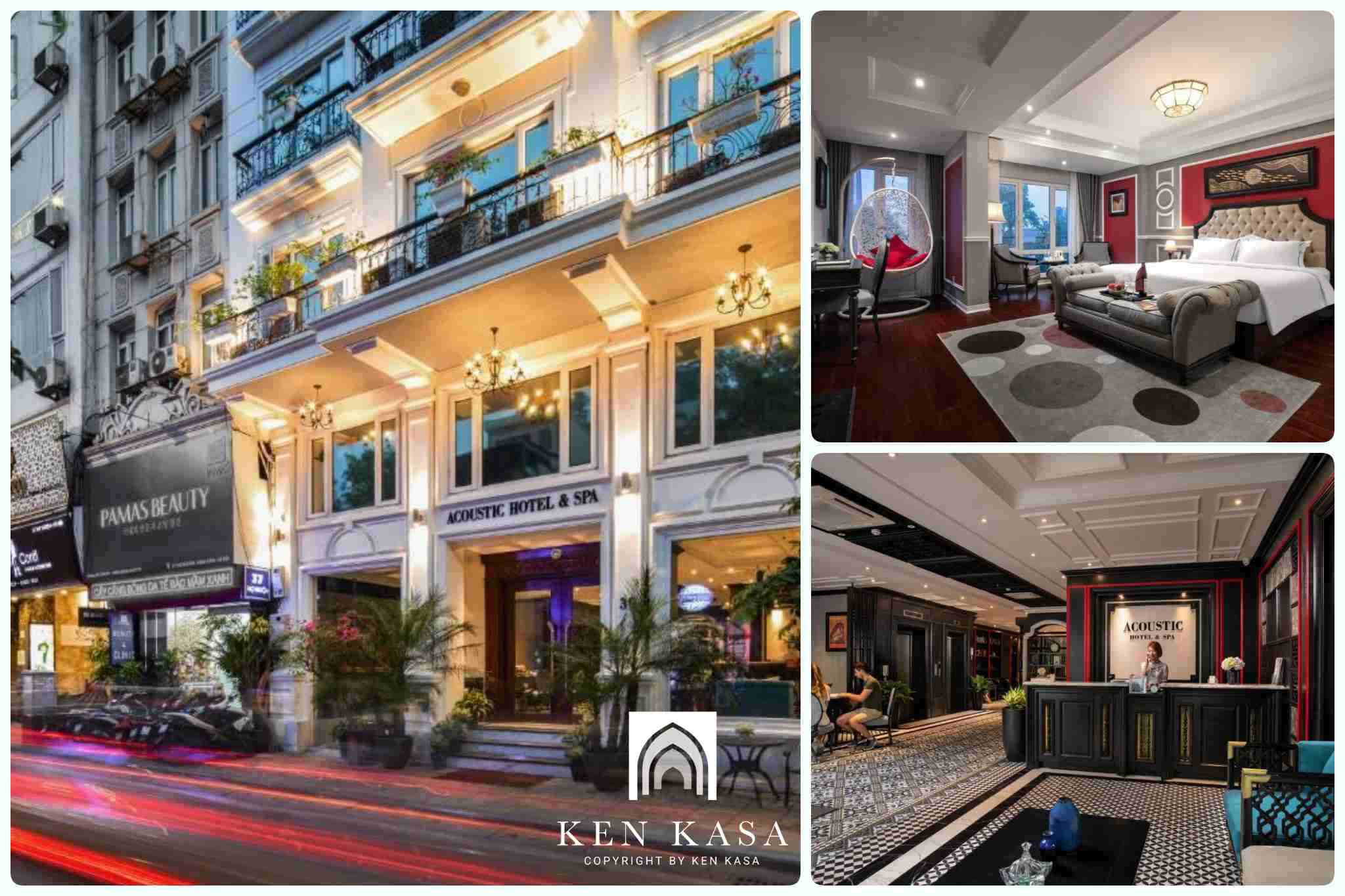 Mẫu khách sạn tân cổ điển Acoustics hotel 